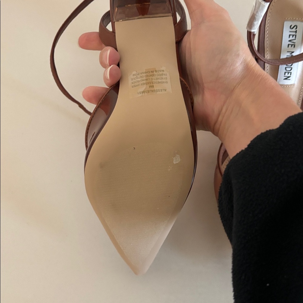 Steve Madden Brown Alessi Heels - Picture 4 of 5